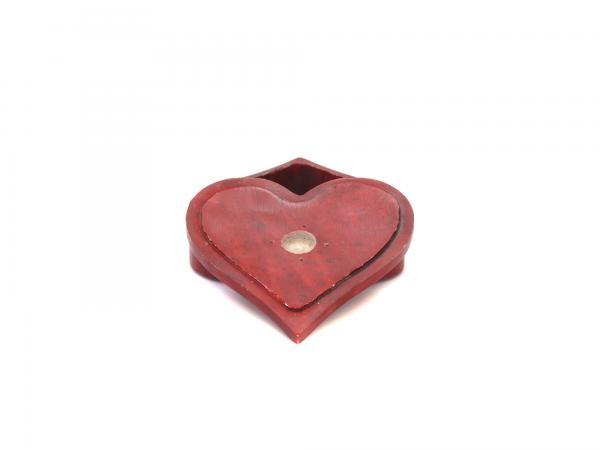 Räucherdose Herzform Speckstein